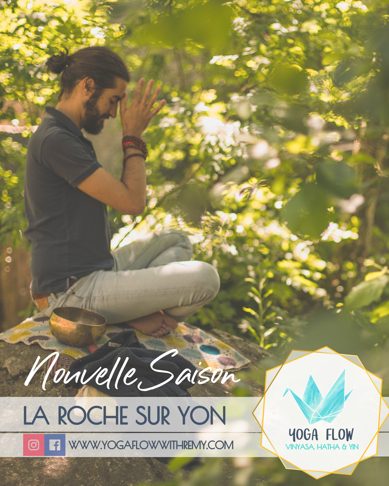 Une nouvelle saison de yoga débute bientôt à La Roche sur Yon avec Yoga Flow with Rémy