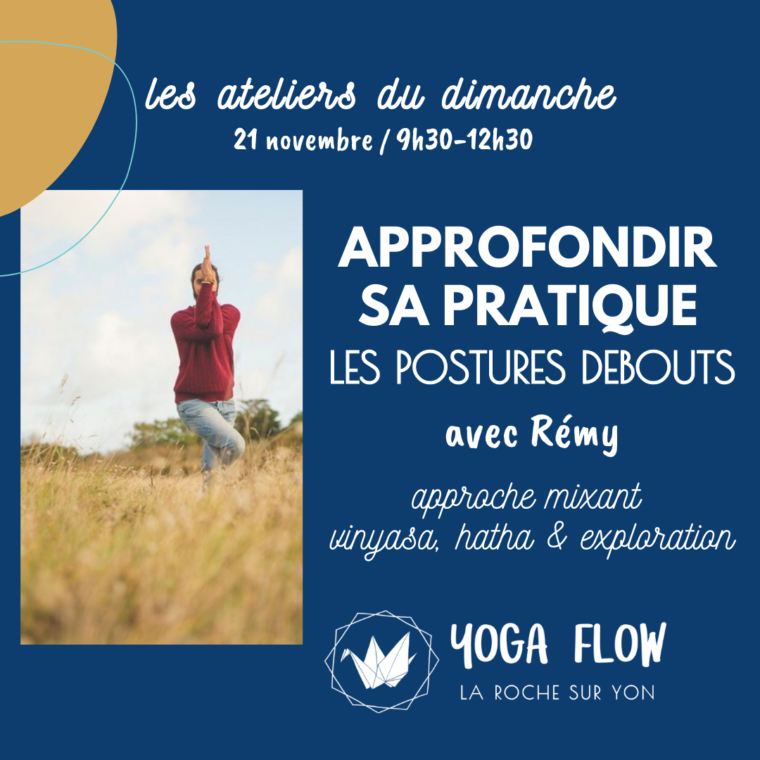 Affiche atelier yoga dimanche 21 novembre 2021