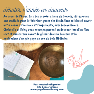 Descriptif atelier Débuter l'année en douceur