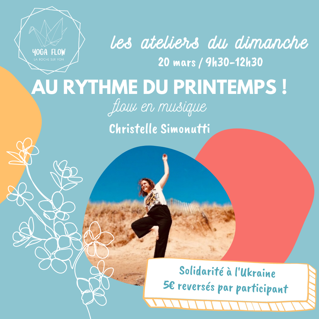 Atelier de yoga au rythme du printemps