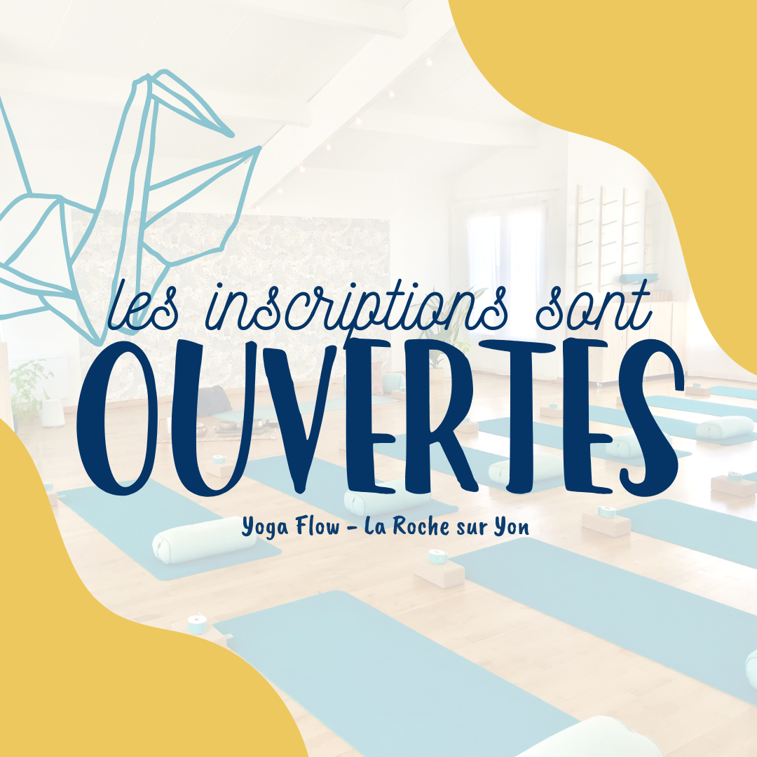 Inscriptions cours yoga la roche sur yon