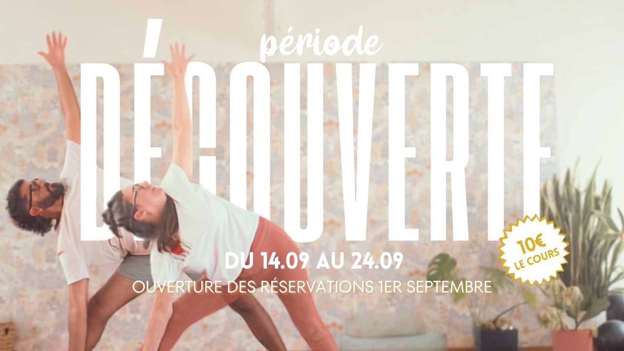 Cours de Yoga : Période découverte à La Roche-sur-Yon